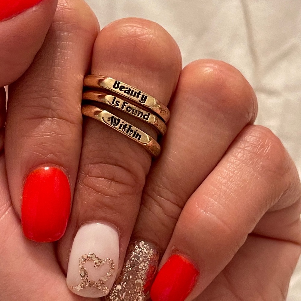 Disney’s Beauty & The Beast 3 Ring set